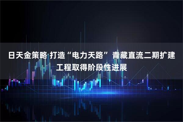 日天金策略 打造“电力天路” 青藏直流二期扩建工程取得阶段性进展